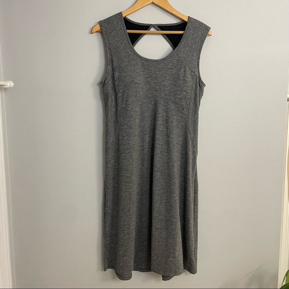 Prana Women’s Calico Athletic Dress Heather Grey - Picture 2 of 11